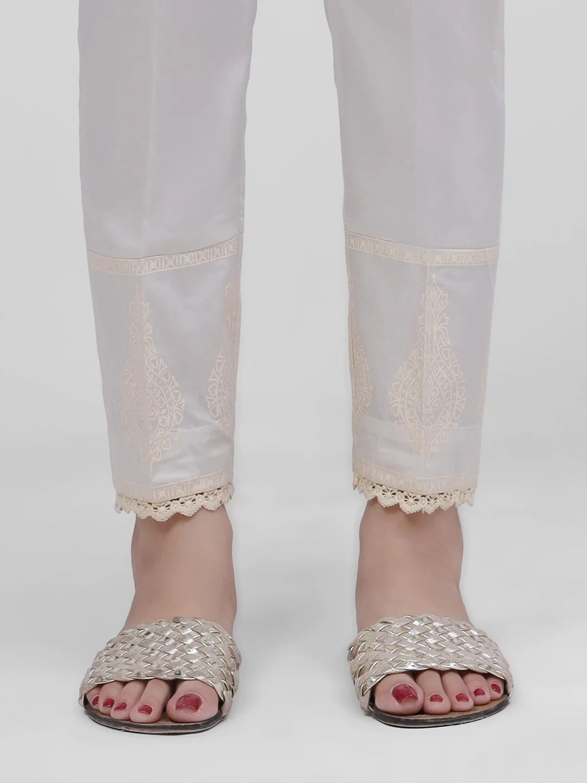 Printed Cotton Trouser - EWBP21-76313
