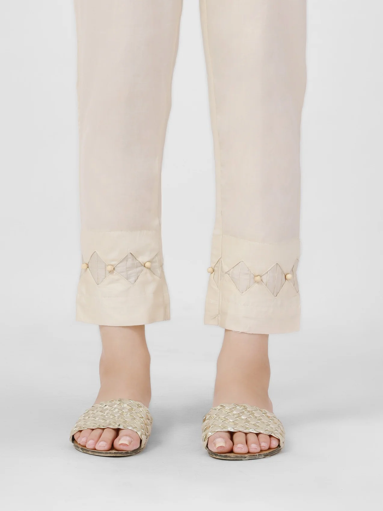 Printed Satin Trouser - EWBP21-76317