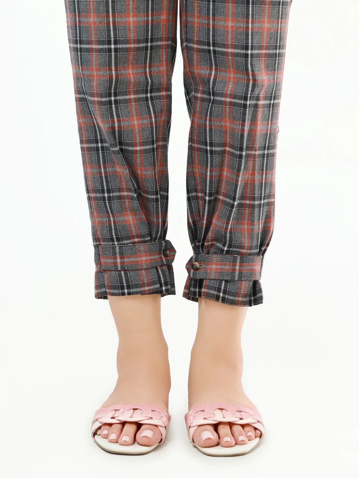 Printed Flannel Trouser - EWBP21-76322