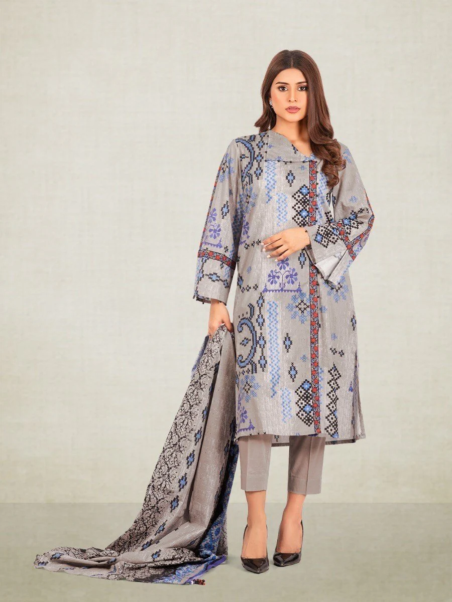 Printed Cambric Suit - EWU20A9-20219