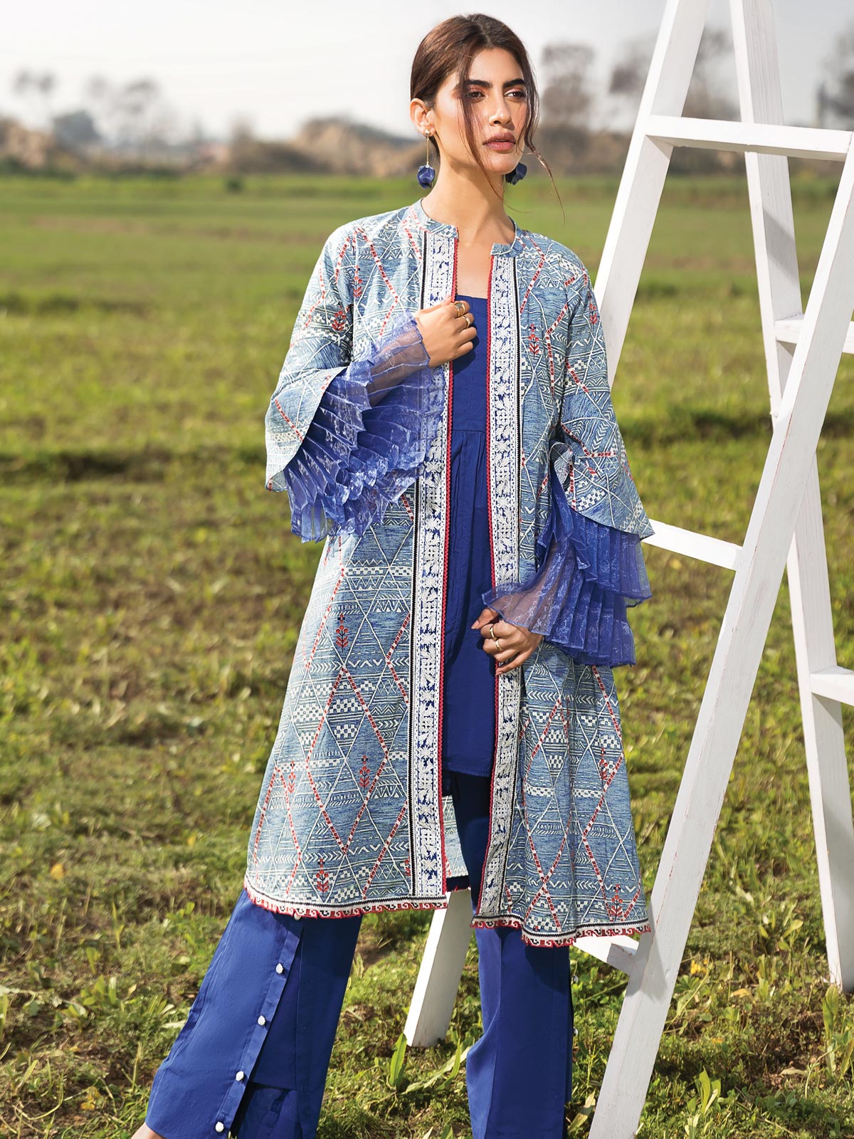Embroidered Shirt - EWU20V1-20032