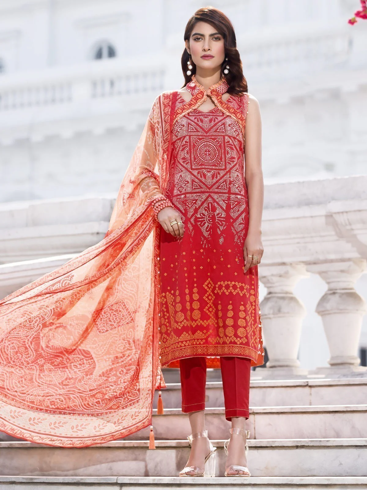 Embroidered Lawn Suit - EWU20V4-19978