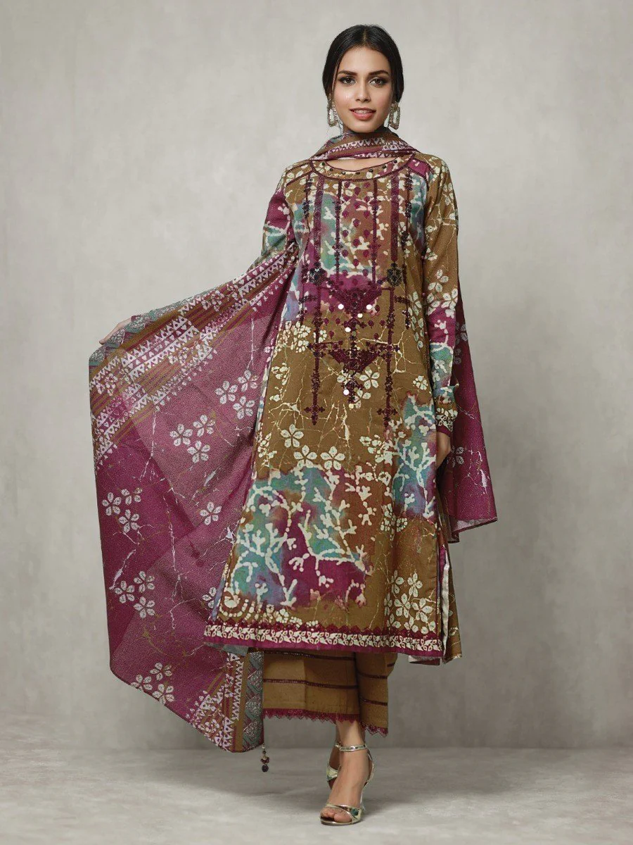 Embroidered Ayudia Suit - EWU20W12-20164