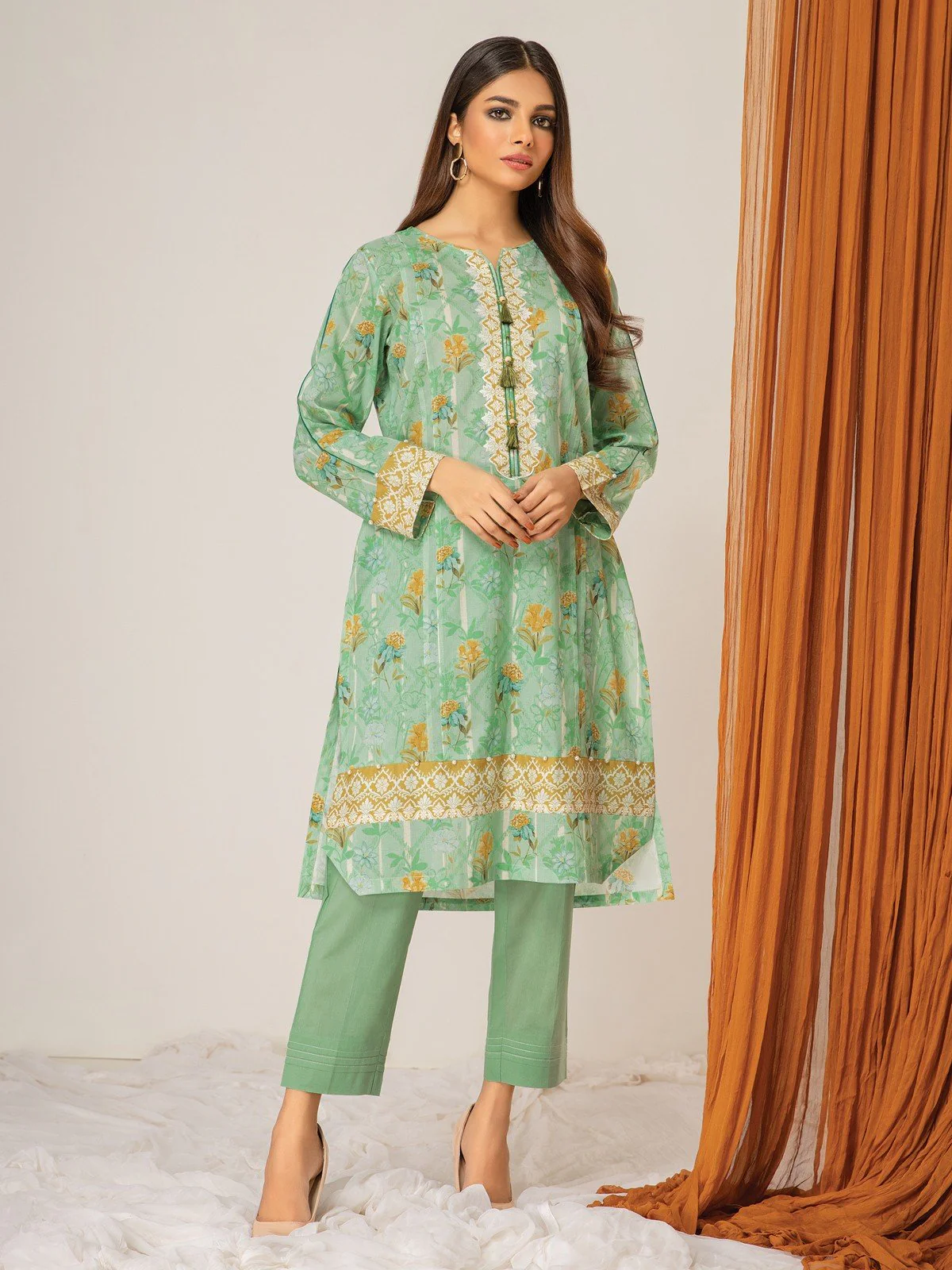 Printed Lawn Shirt - EWU21A1-20615
