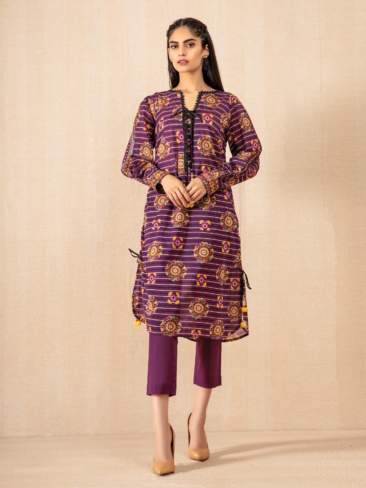 Printed Lawn Shirt - EWU21A1-20668