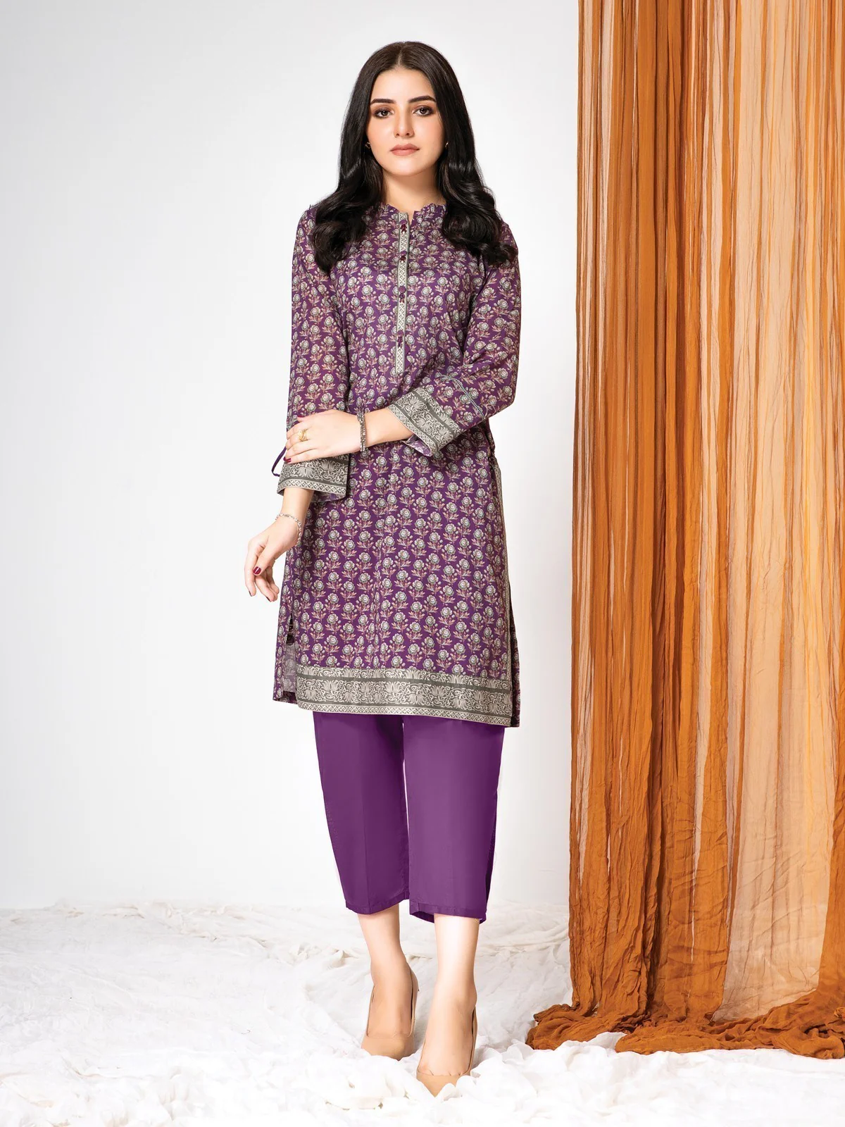 Printed Lawn Shirt Trouser - EWU21A1-20747