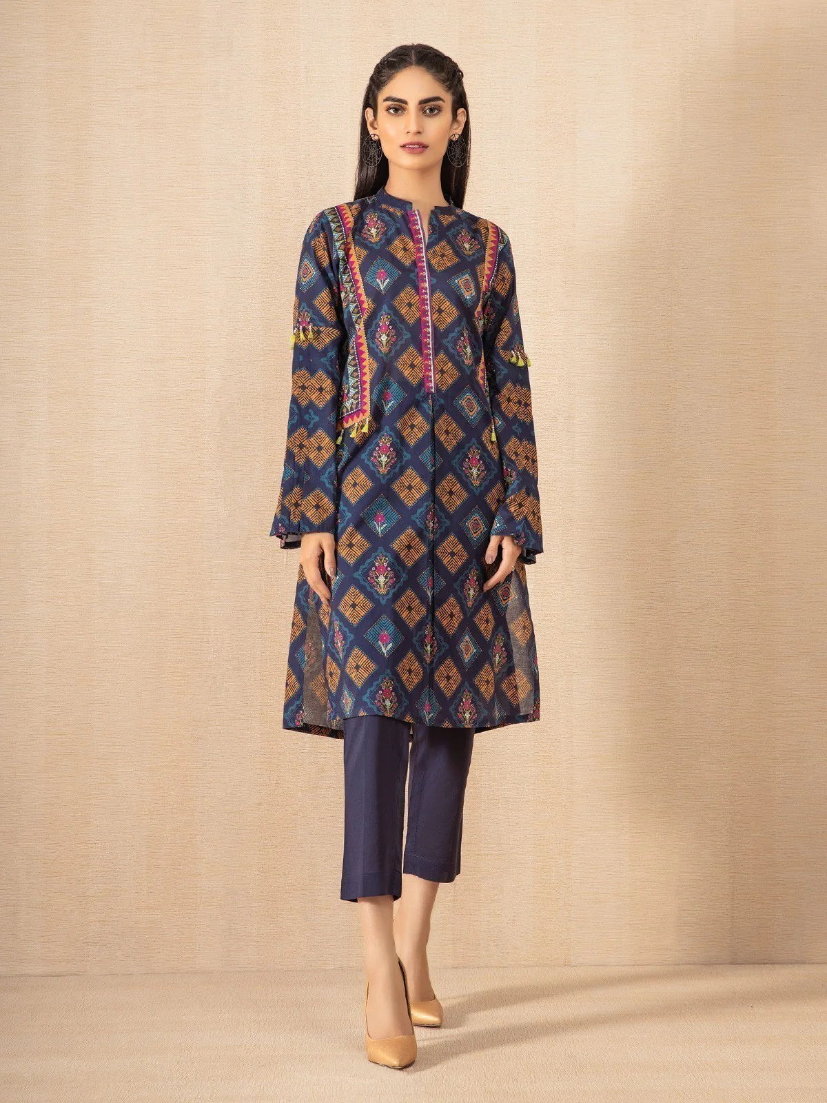 Printed Lawn Shirt - EWU21A1-20815