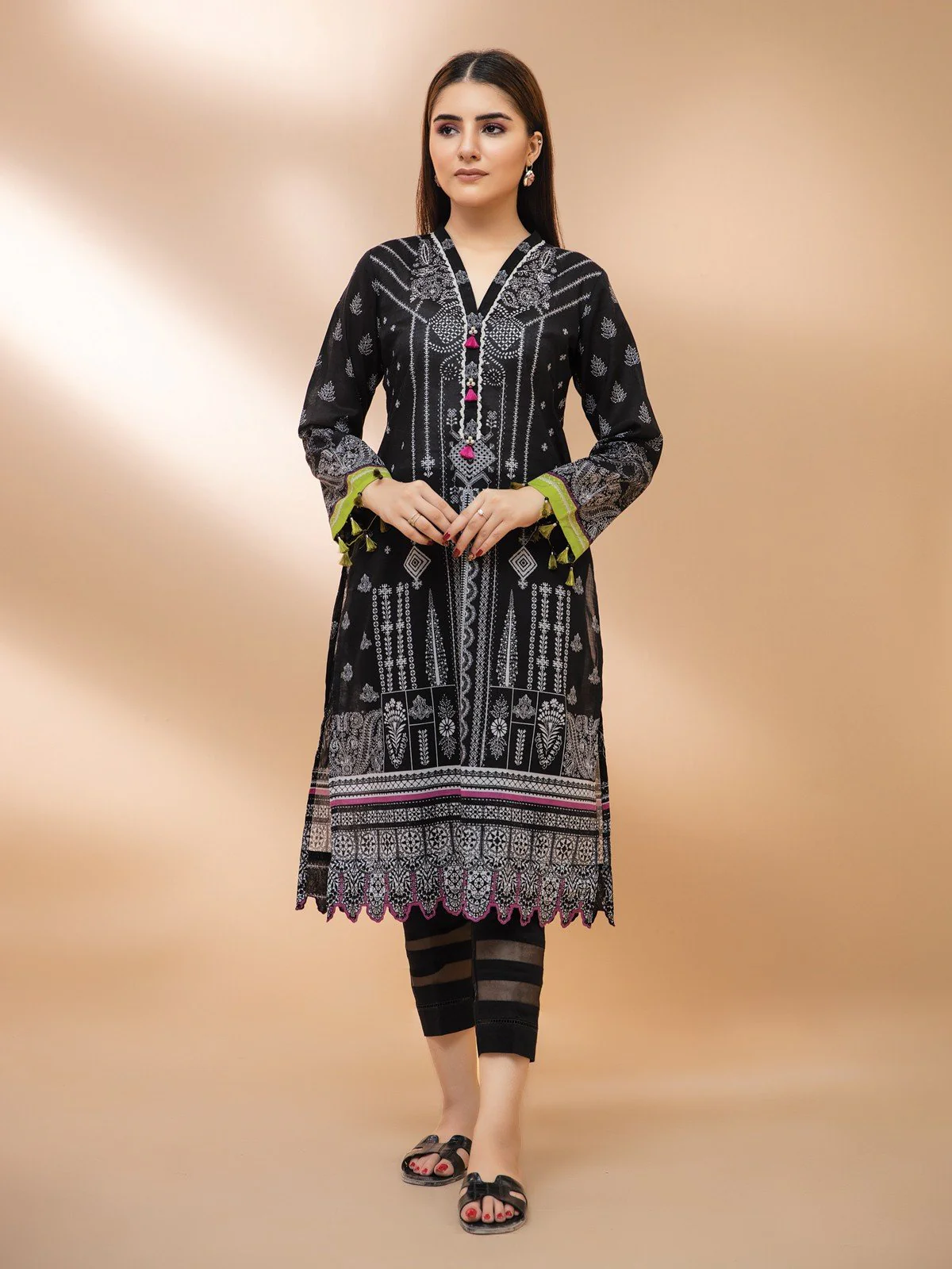 Printed Cambric Shirt - EWU21A7-21312