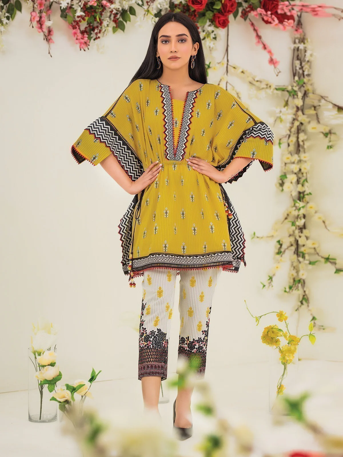 Embroidered Lawn Shirt Trouser - EWU21V2-20488