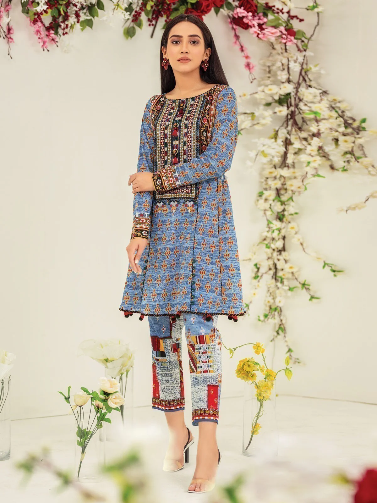 Embroidered Lawn Shirt Trouser - EWU21V2-20491