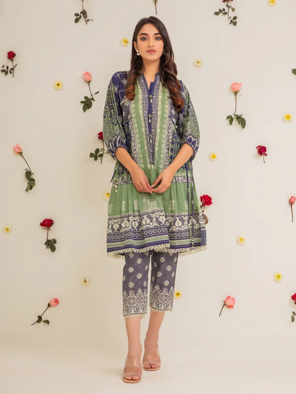 Embroidered Lawn Shirt Trouser - EWU21V2-20494