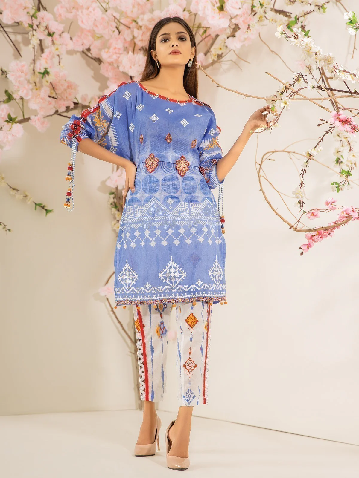 Embroidered Lawn Shirt Trouser - EWU21V2-20496