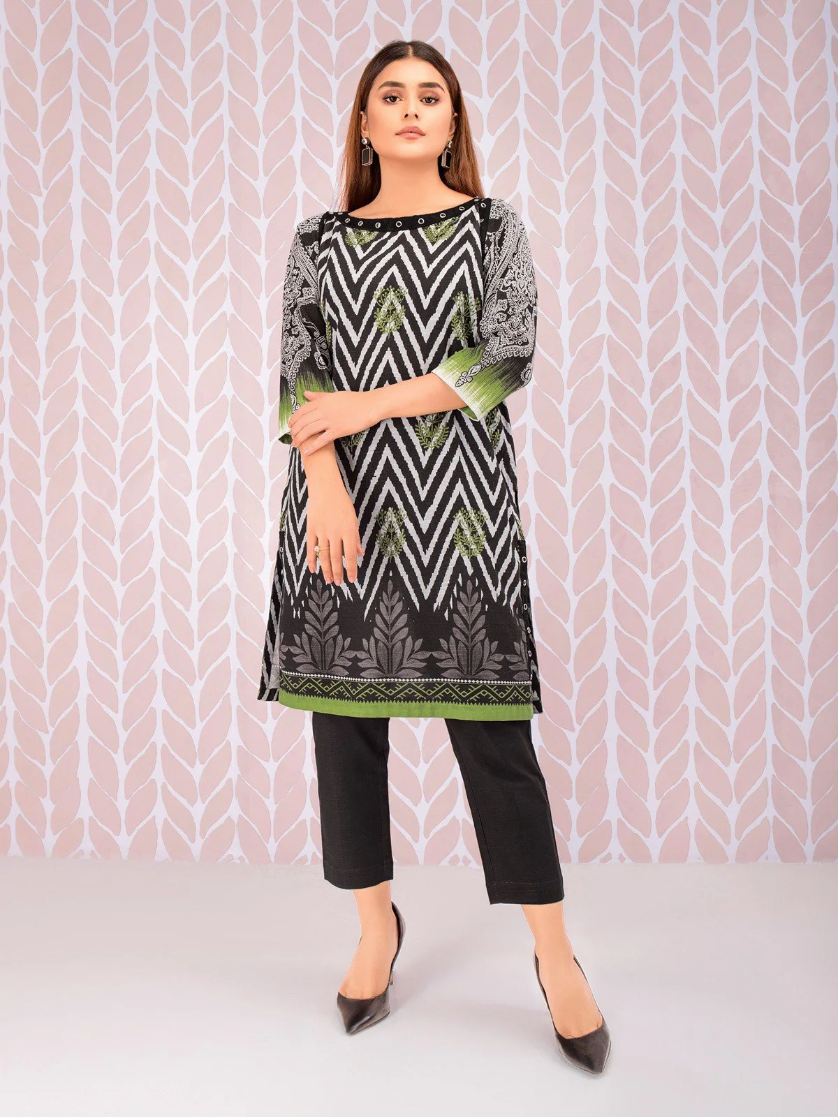 Embroidered Cotton Shirt - EWU21V8-21725