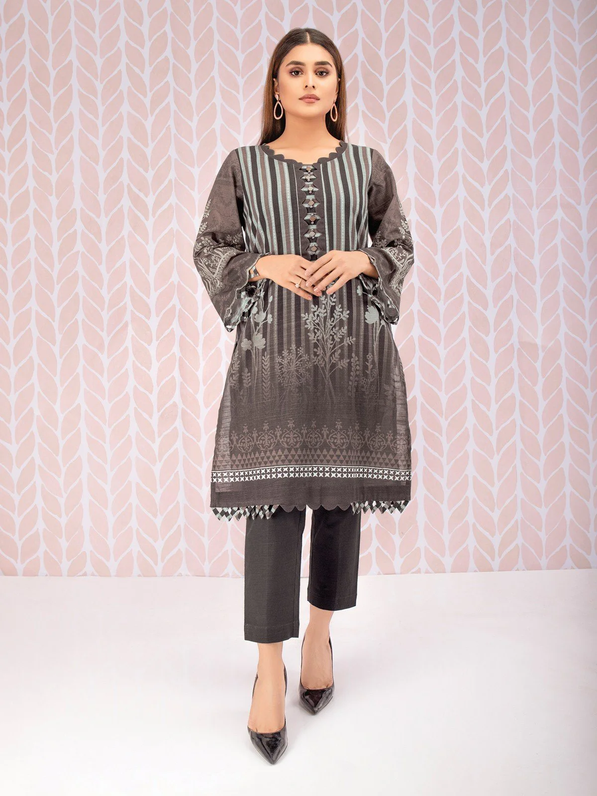 Embroidered Cotton Shirt - EWU21V8-21729