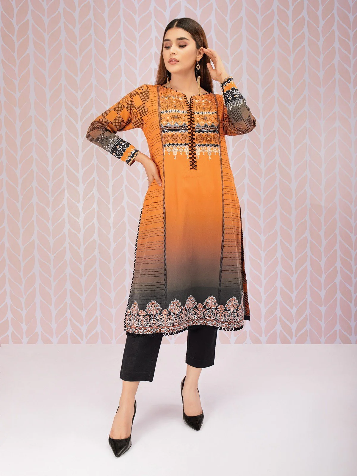 Embroidered Cotton Shirt - EWU21V8-21732