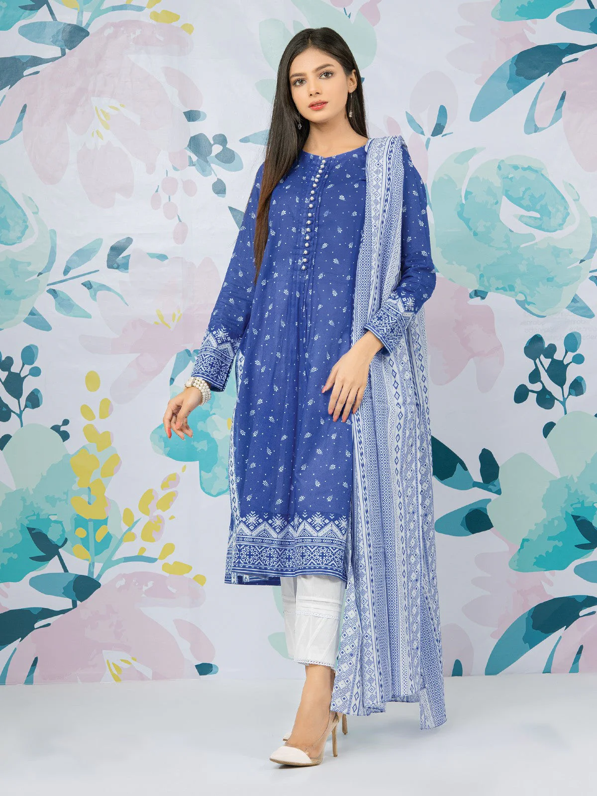 Printed Lawn Shirt - EWU22A1-23251S