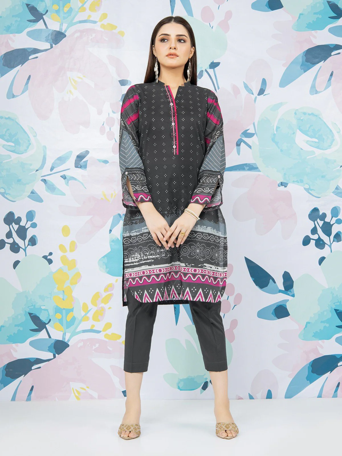 Printed Lawn Shirt - EWU22A1-23370