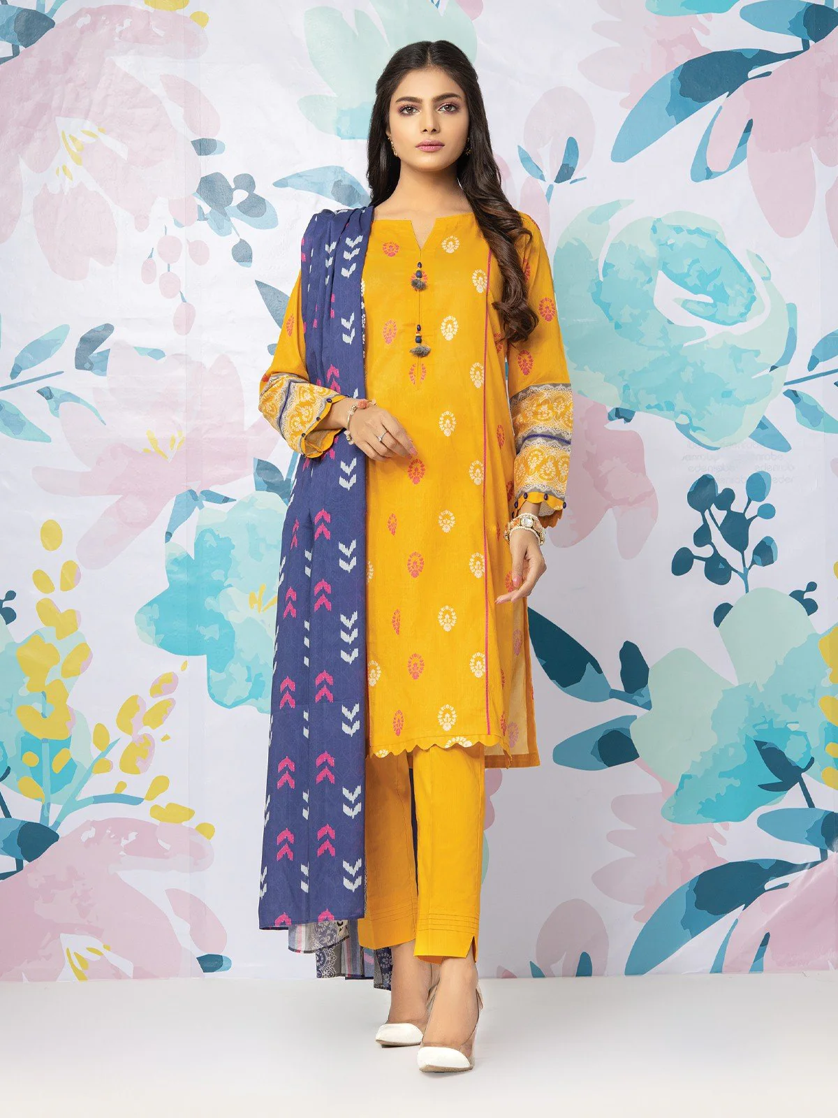 Printed Lawn Suit - EWU22A1-23422