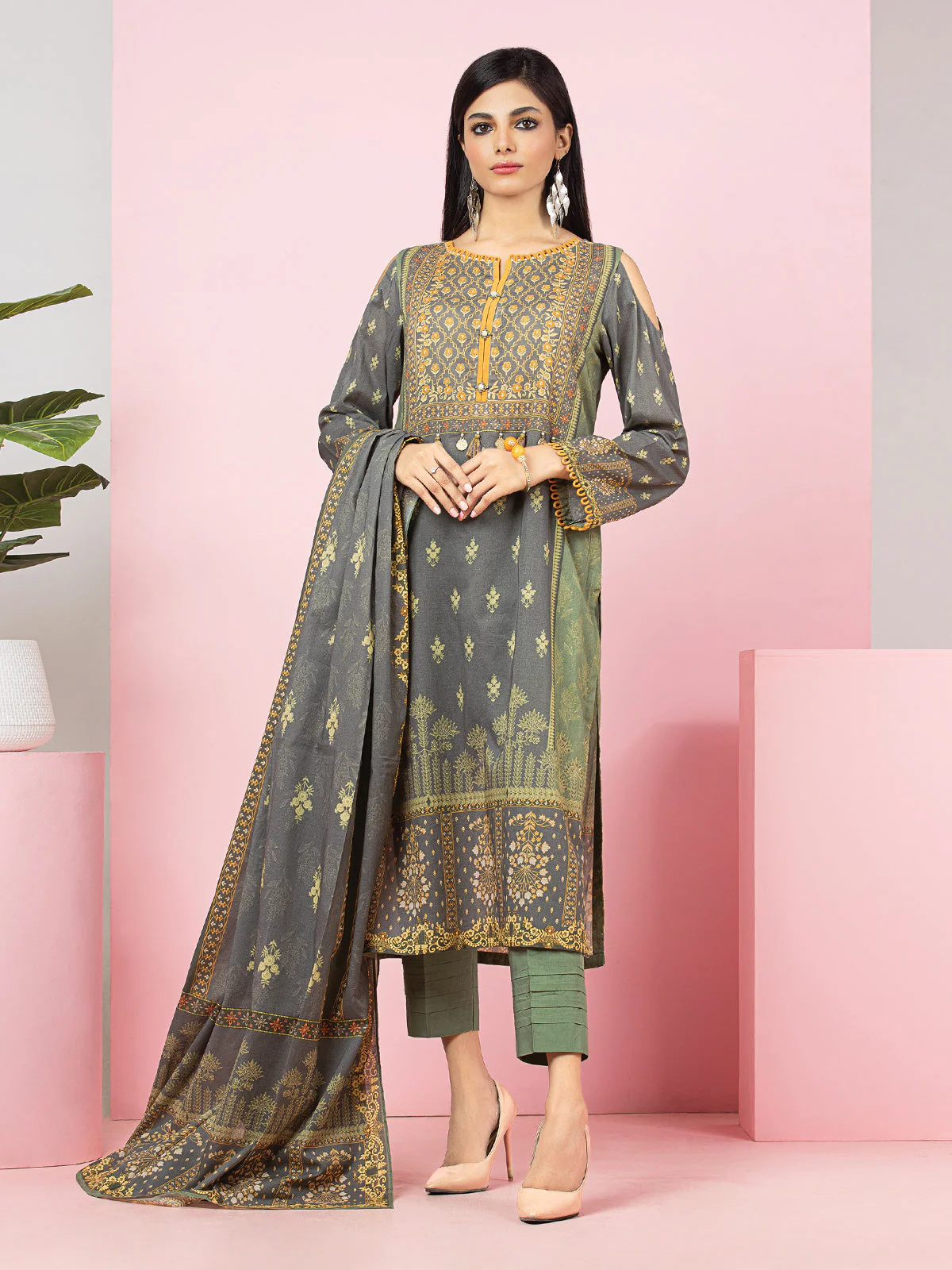 Printed Viscose Shirt - EWU22A4-24009S