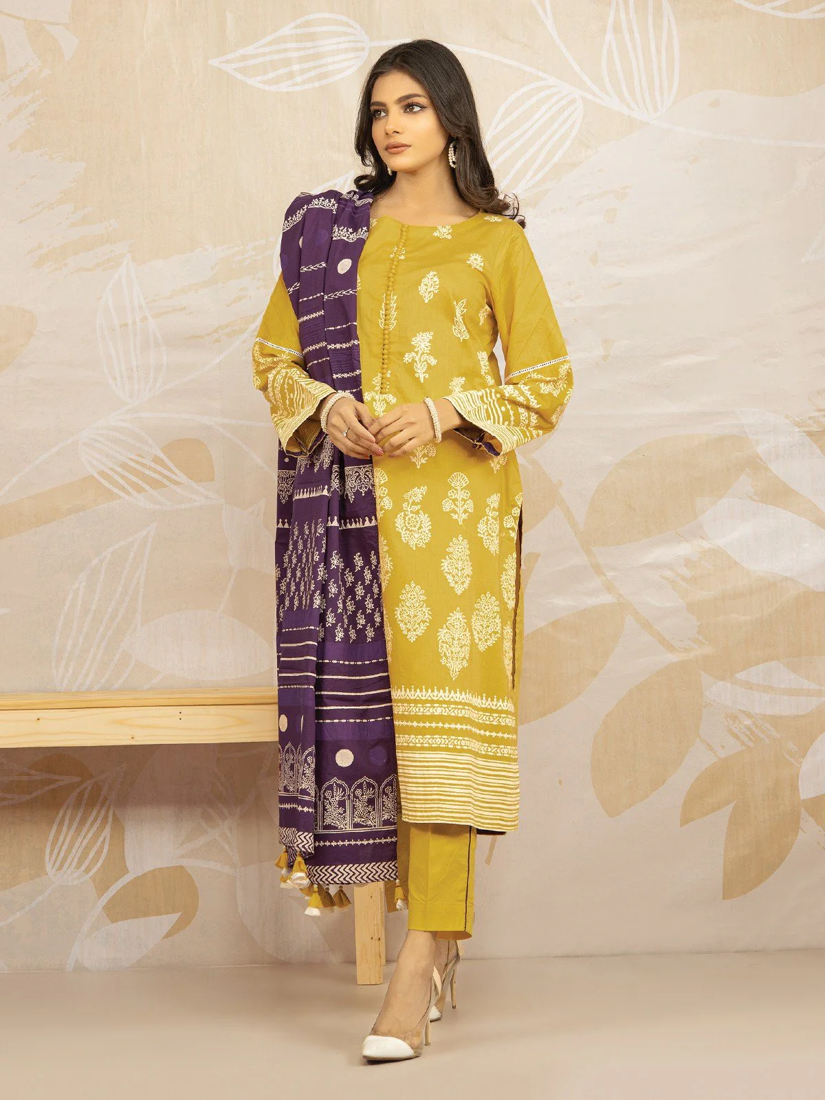 Embroidered Lawn Shirt Trouser - EWU22V1-23685ST