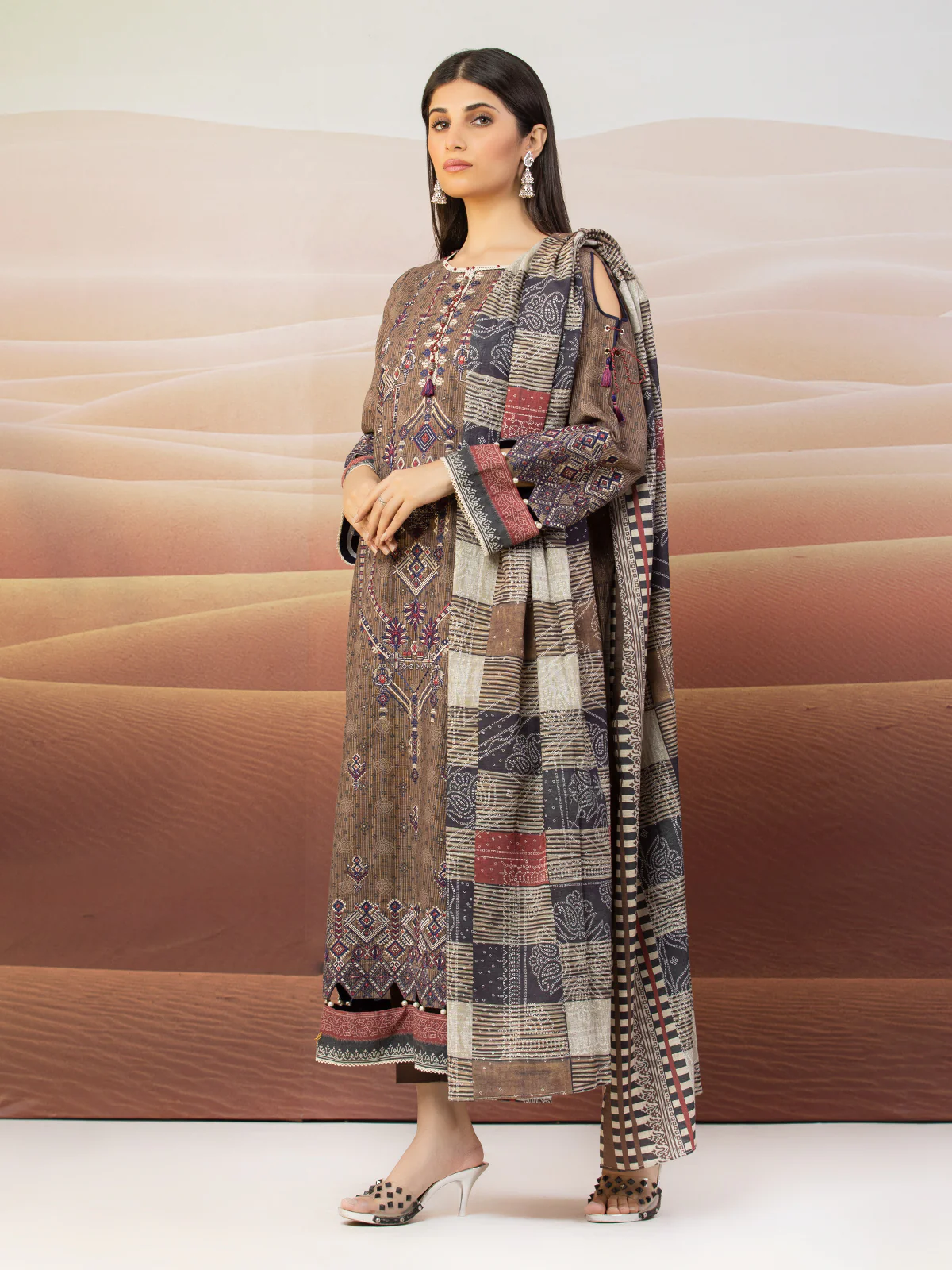 Embroidered Crepe Shirt - EWU22V10-25017S - Image 5