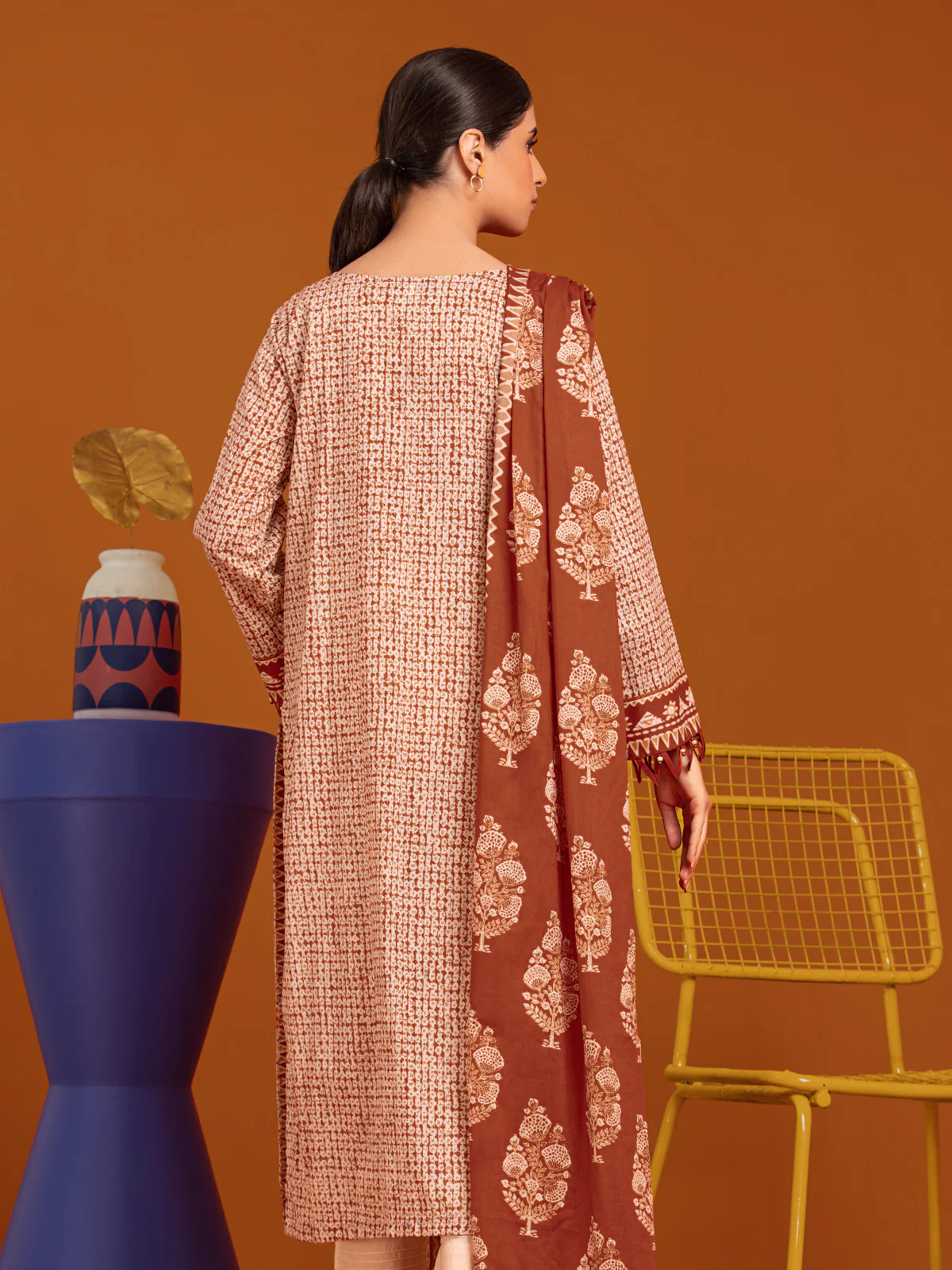 Printed Khaddar Suit - EWU23A3-27080-3P - Image 2