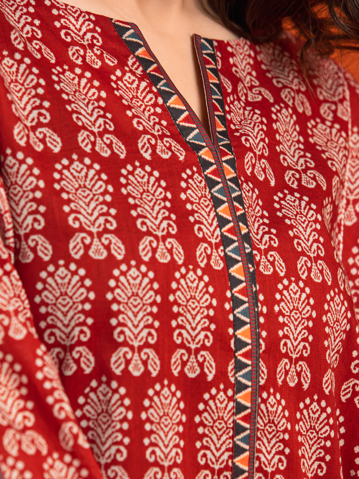 Printed Khaddar Suit - EWU23A3-27088-3P - Image 3