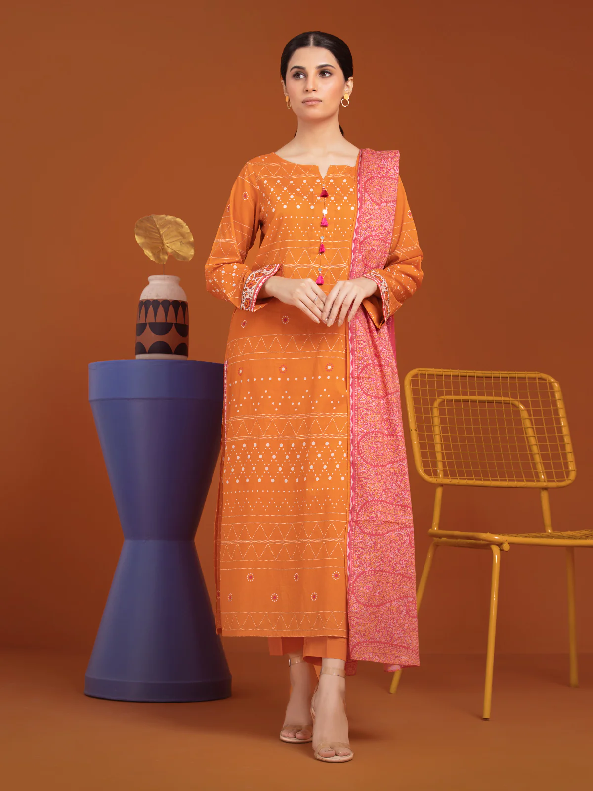 Printed Lawn Suit - EWU24A1-27114-3P