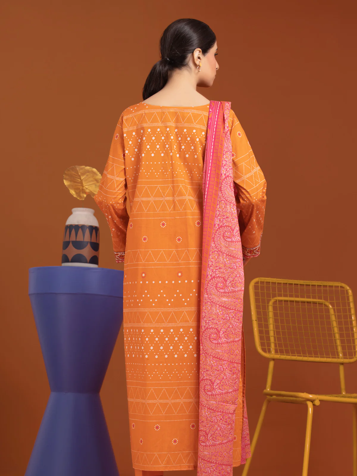 Printed Lawn Suit - EWU24A1-27114-3P - Image 2