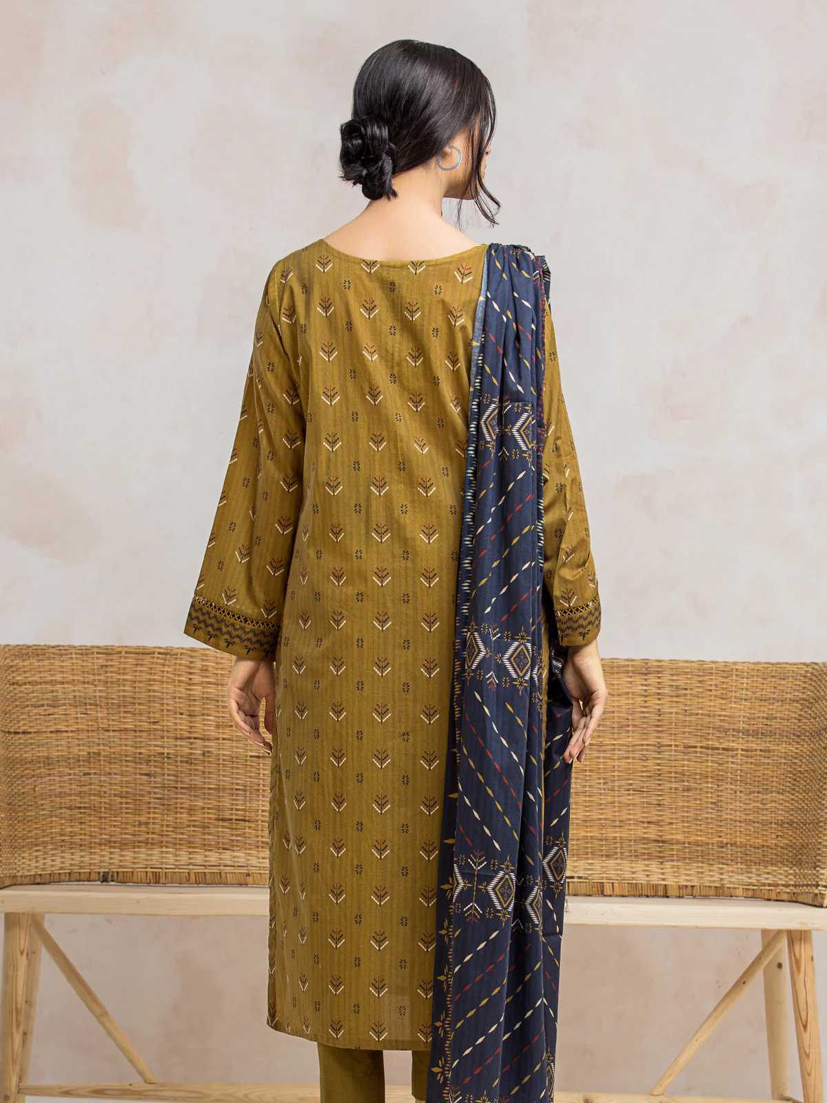 Printed Lawn Suit - EWU24A1-28067-3P - Image 4