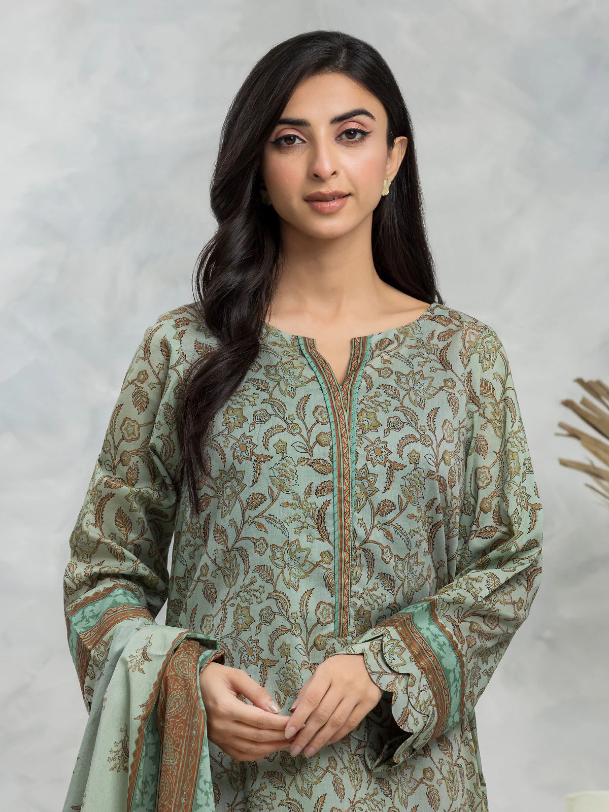 Printed Lawn Suit - EWU24A1-28090-3P - Image 4
