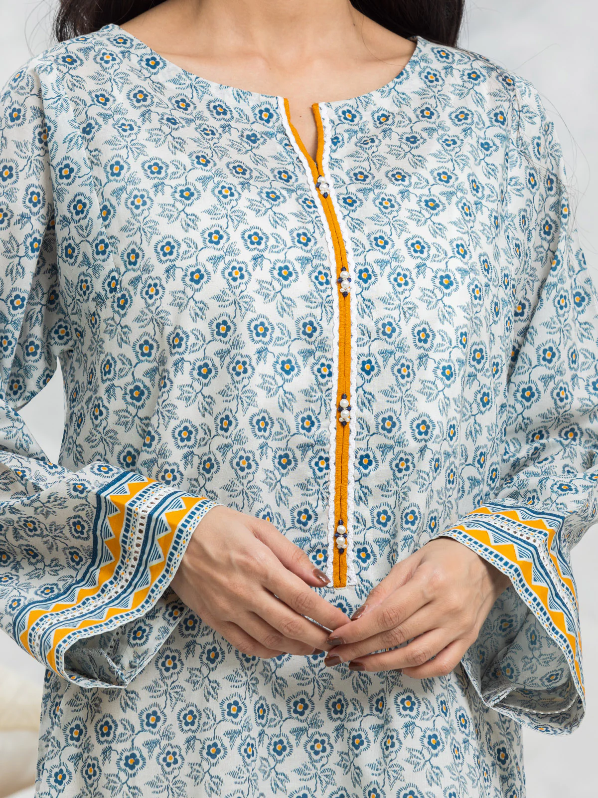 Printed Lawn Suit - EWU24A1-28120-3P - Image 3