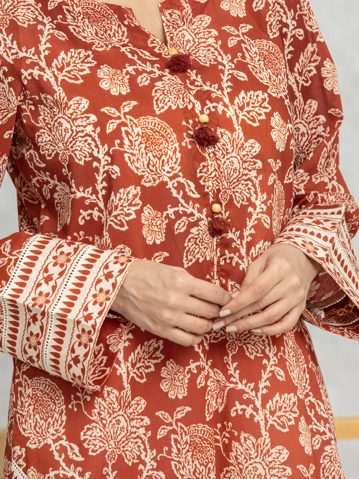 Printed Lawn Suit - EWU24A1-28202-3P - Image 3