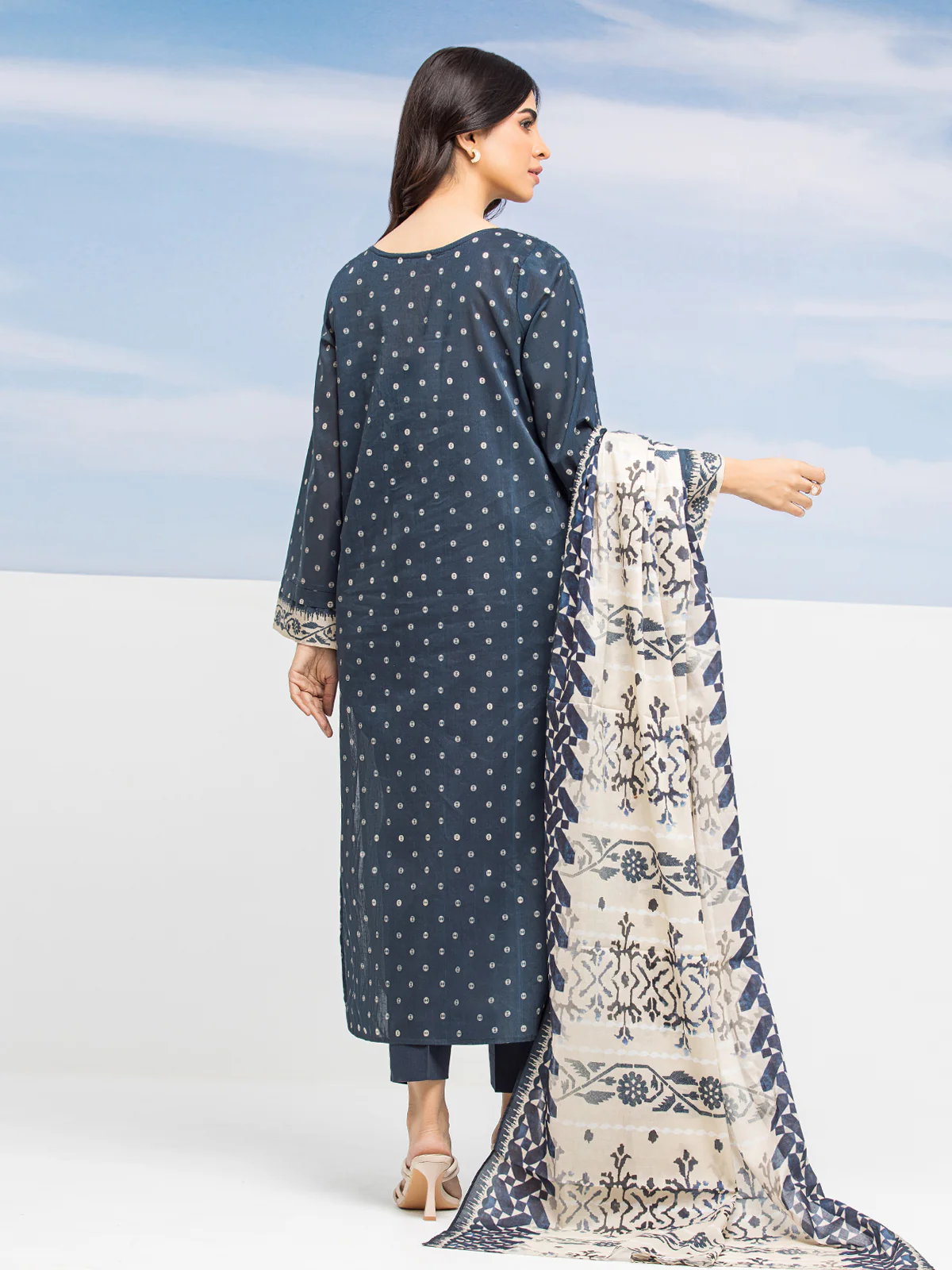 Printed Lawn Suit - EWU24A1-28208-3P - Image 7