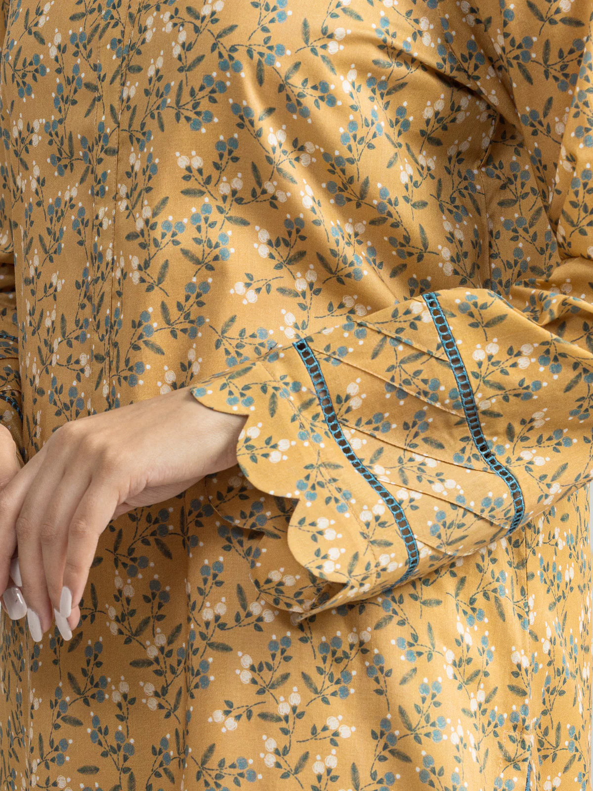 Printed Lawn Suit - EWU24A1-28216-3P - Image 3