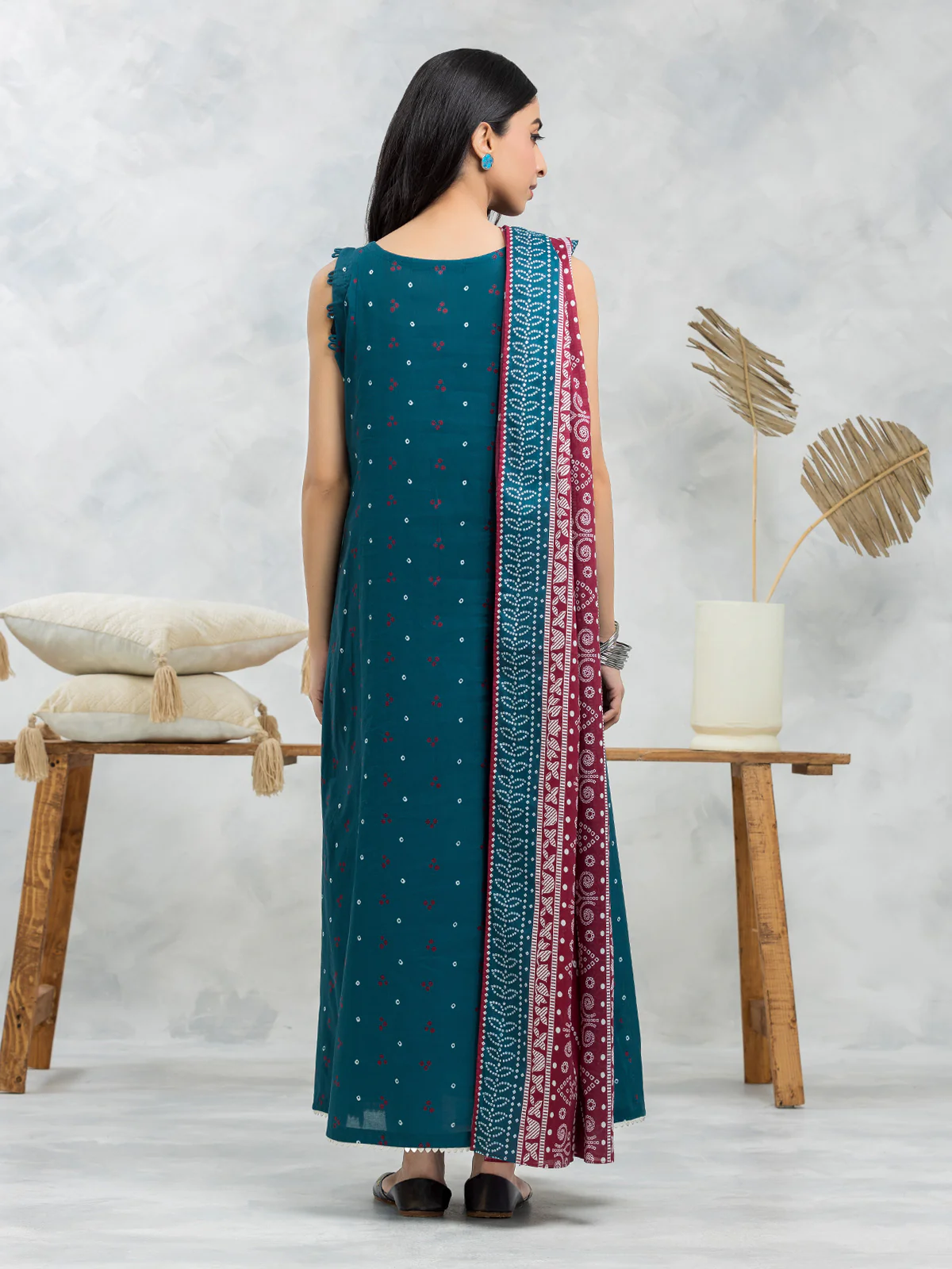 Printed Lawn Suit - EWU24A1-28235-3P - Image 3
