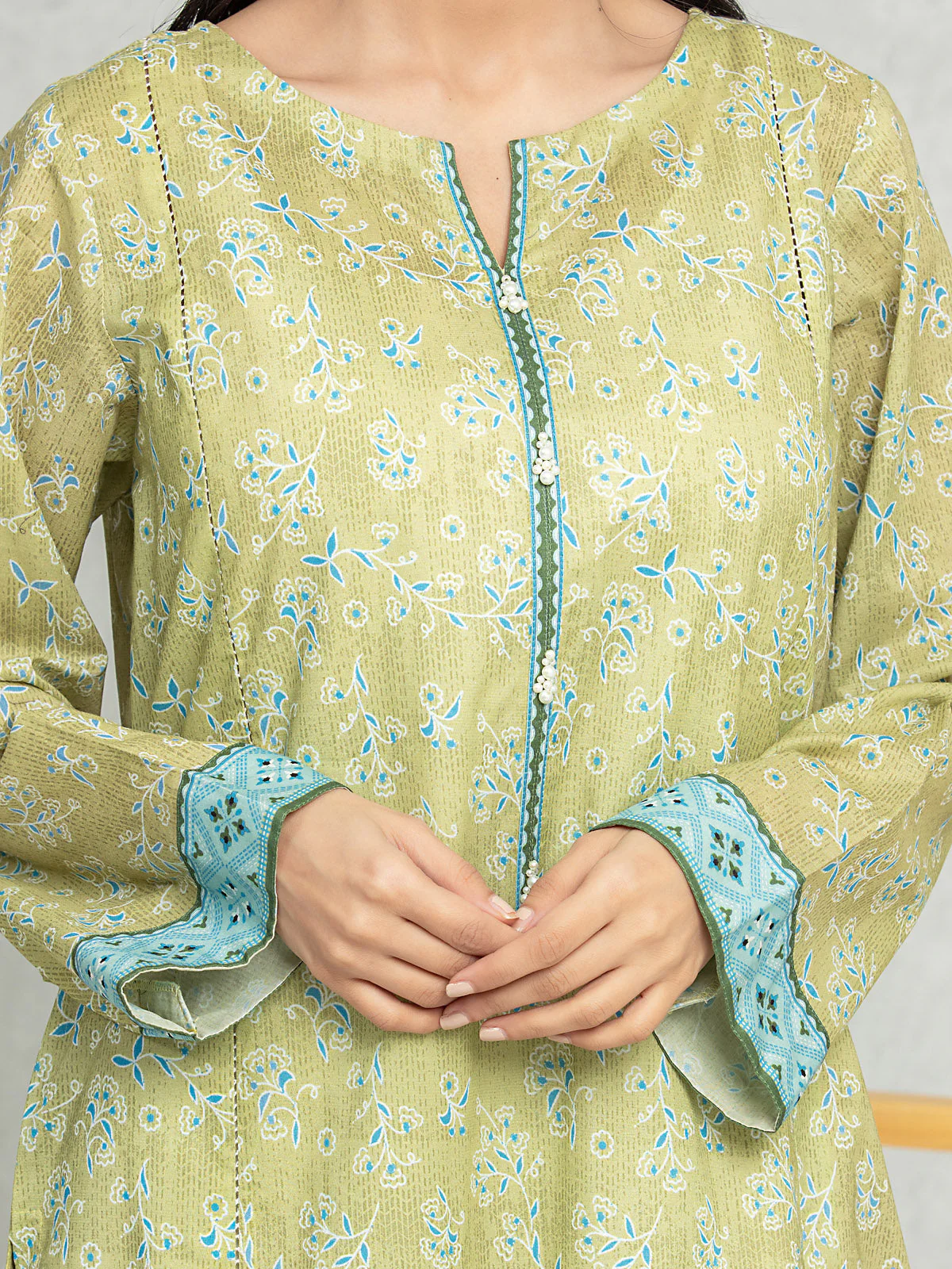 Printed Lawn Suit - EWU24A1-28251-3P - Image 2