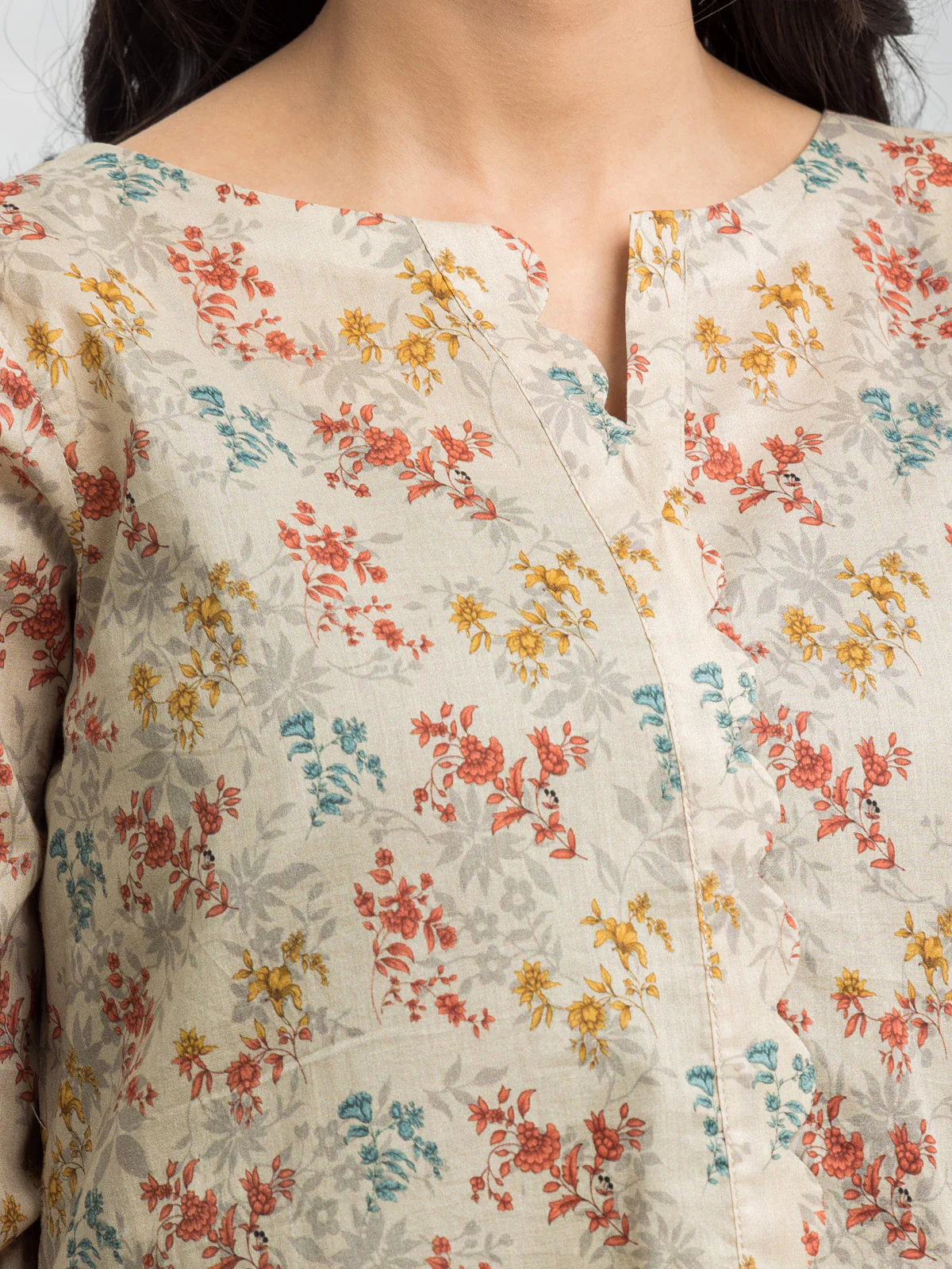 Printed Lawn Suit - EWU24A1-28276-3P - Image 3