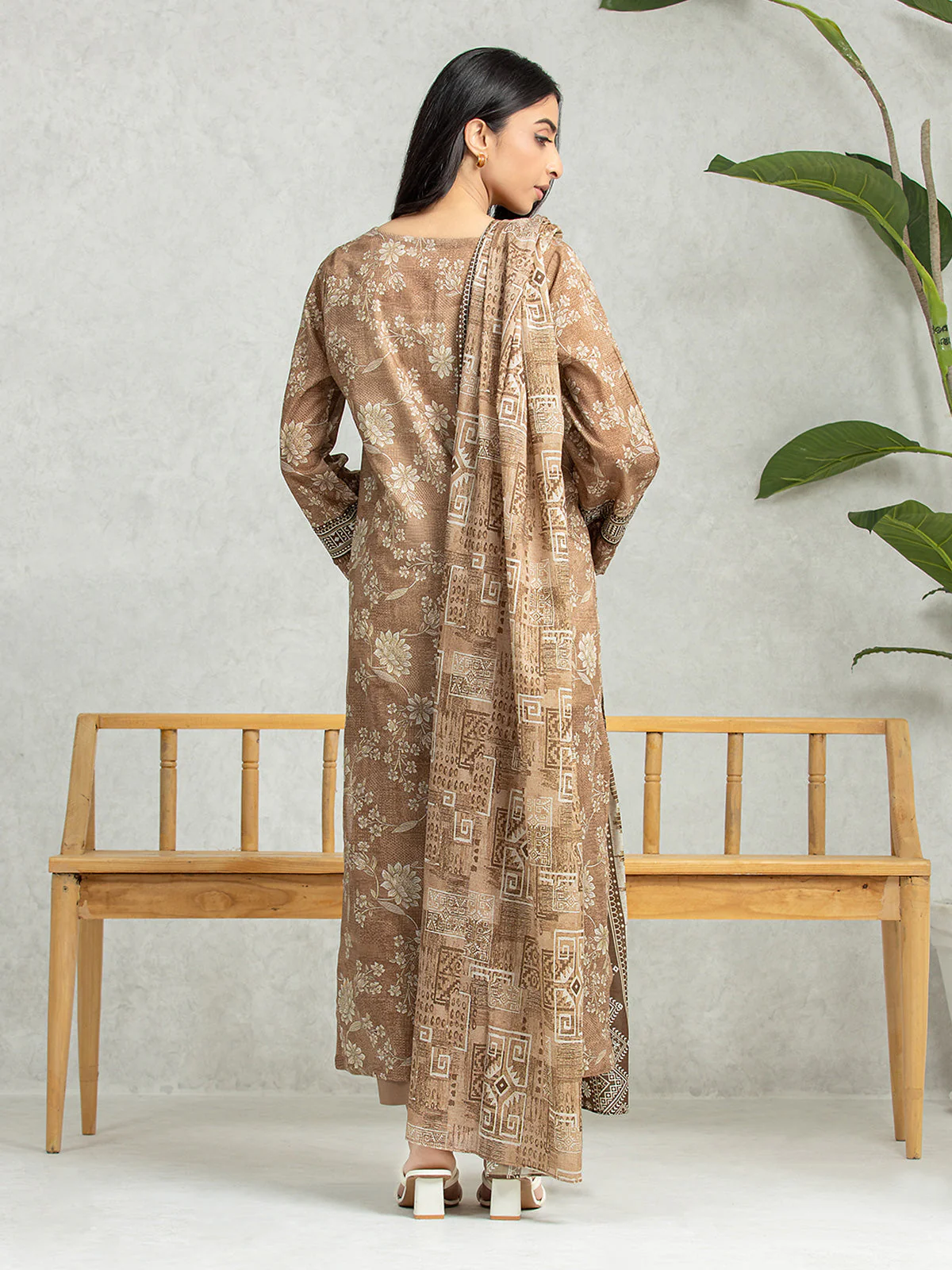 Printed Lawn Suit - EWU24A1-28319-3P - Image 6