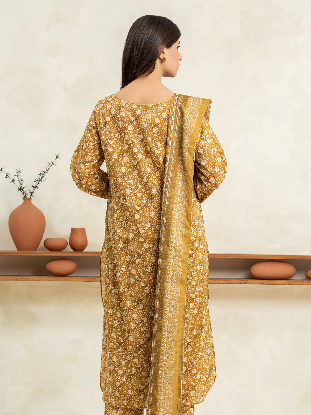 Printed Lawn Suit - EWU24A1-28521-3P - Image 5