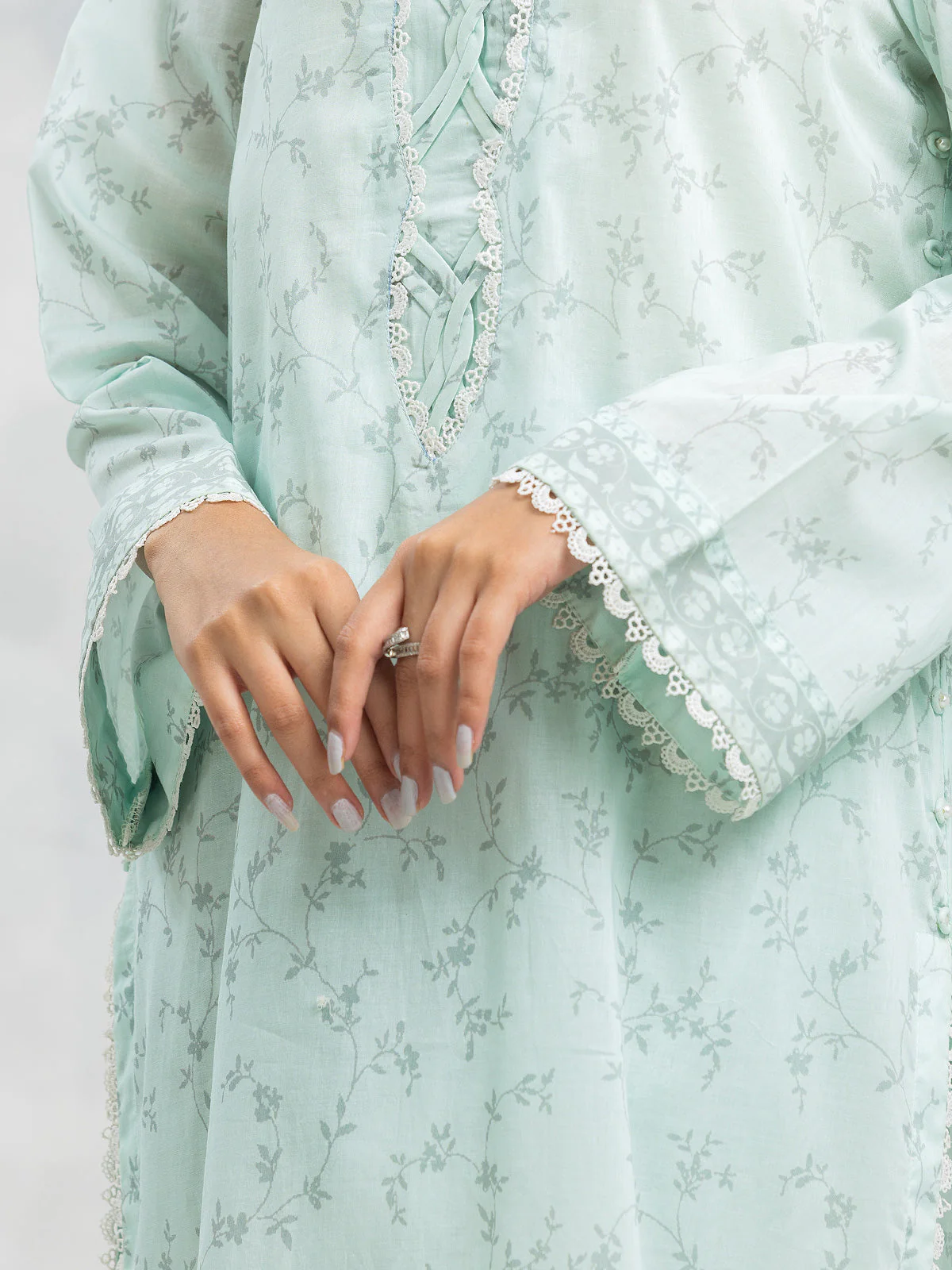Printed Lawn Suit - EWU24A1-29002-3P - Image 3
