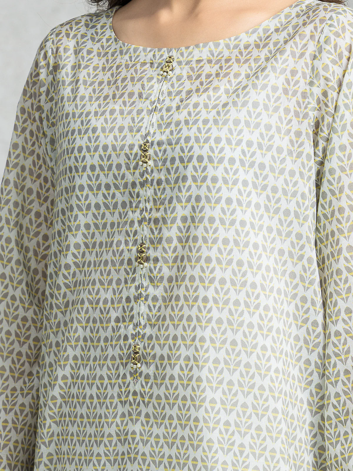 Printed Lawn Suit - EWU24A1-29003-3P - Image 3