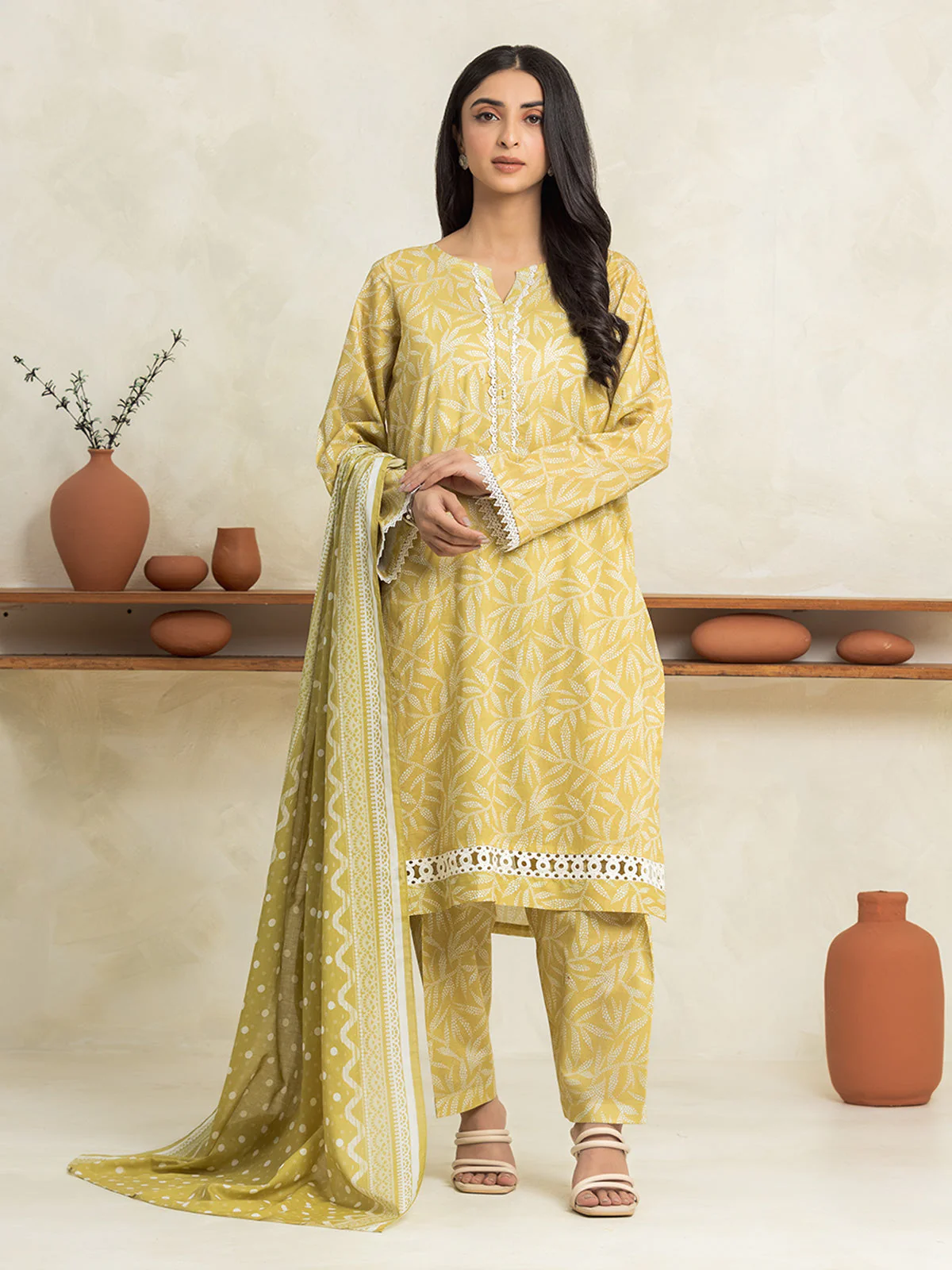 Printed Lawn Suit - EWU24A1-29027-3P