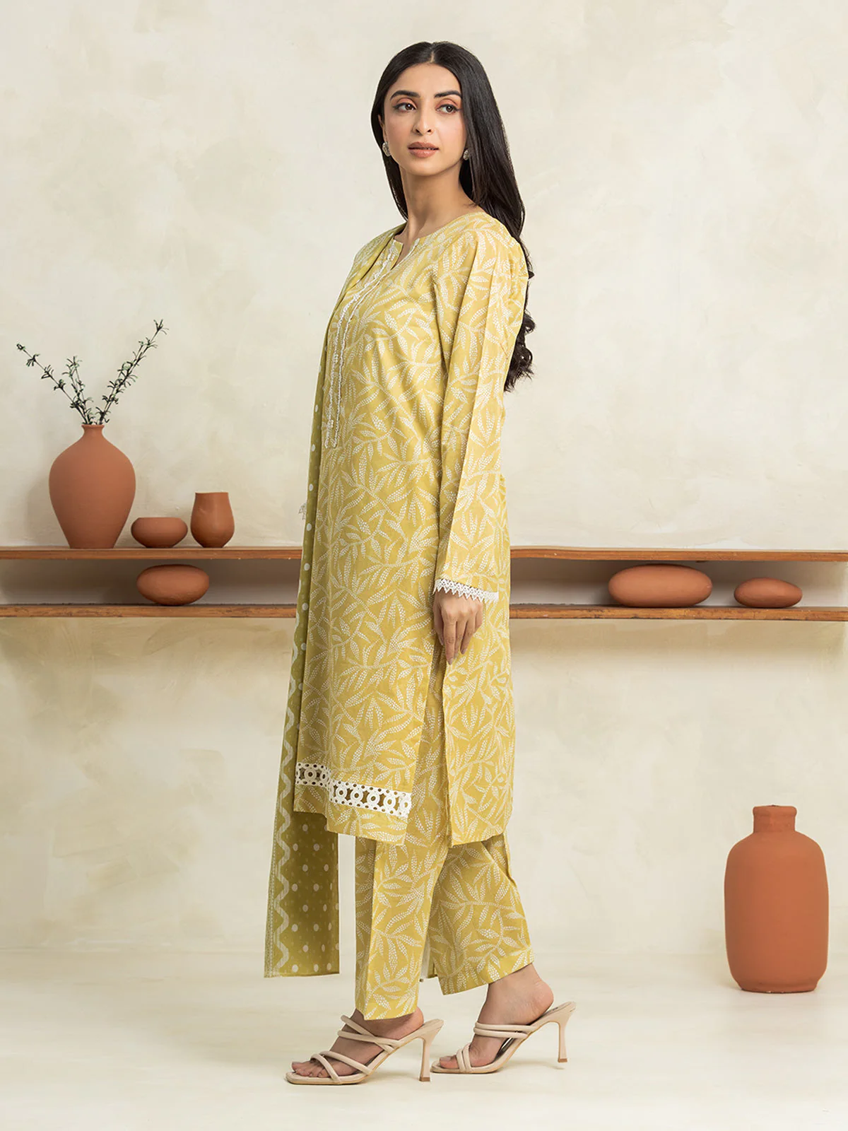 Printed Lawn Suit - EWU24A1-29027-3P - Image 4