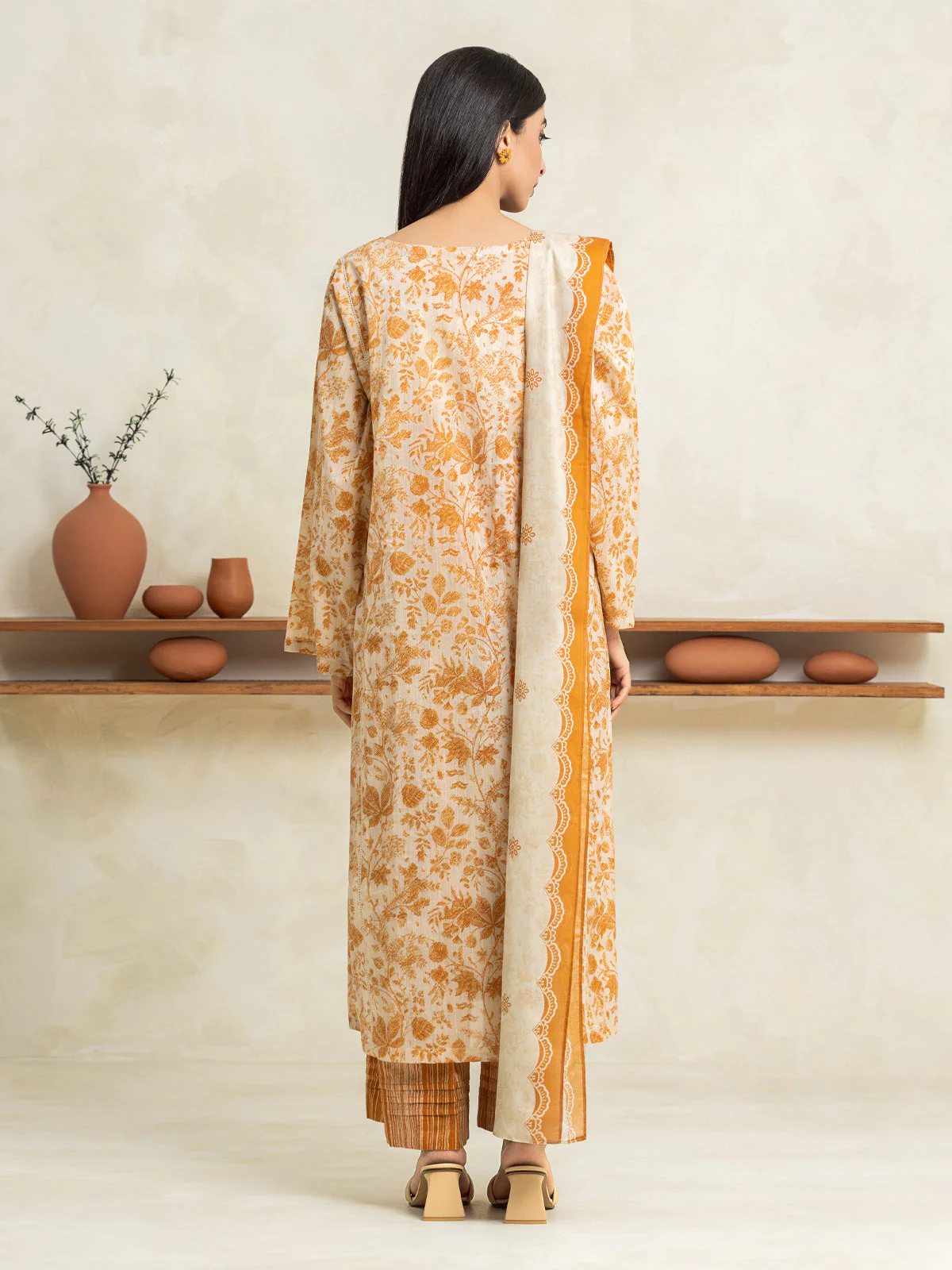 Printed Lawn Suit - EWU24A1-29028-3P - Image 4