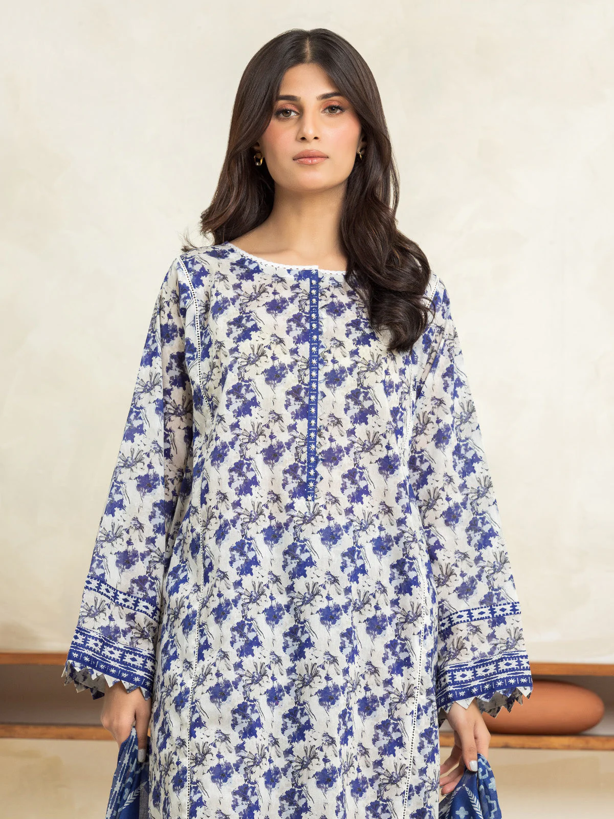 Printed Lawn Suit - EWU24A1-29031-3P - Image 4