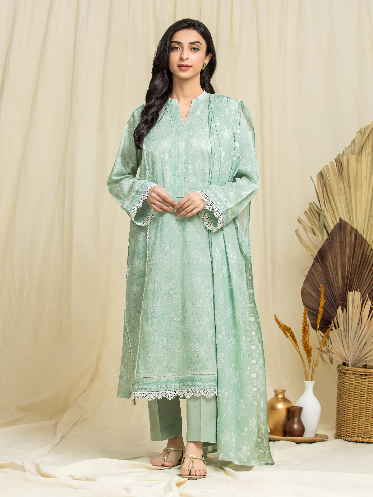 Printed Lawn Suit - EWU24A1-29063-3P