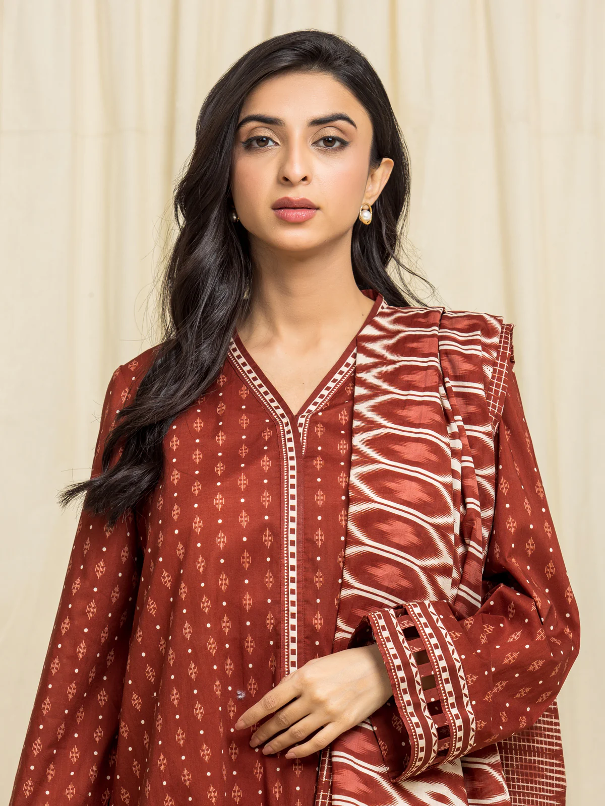 Printed Lawn Suit - EWU24A1-29067-3P - Image 2