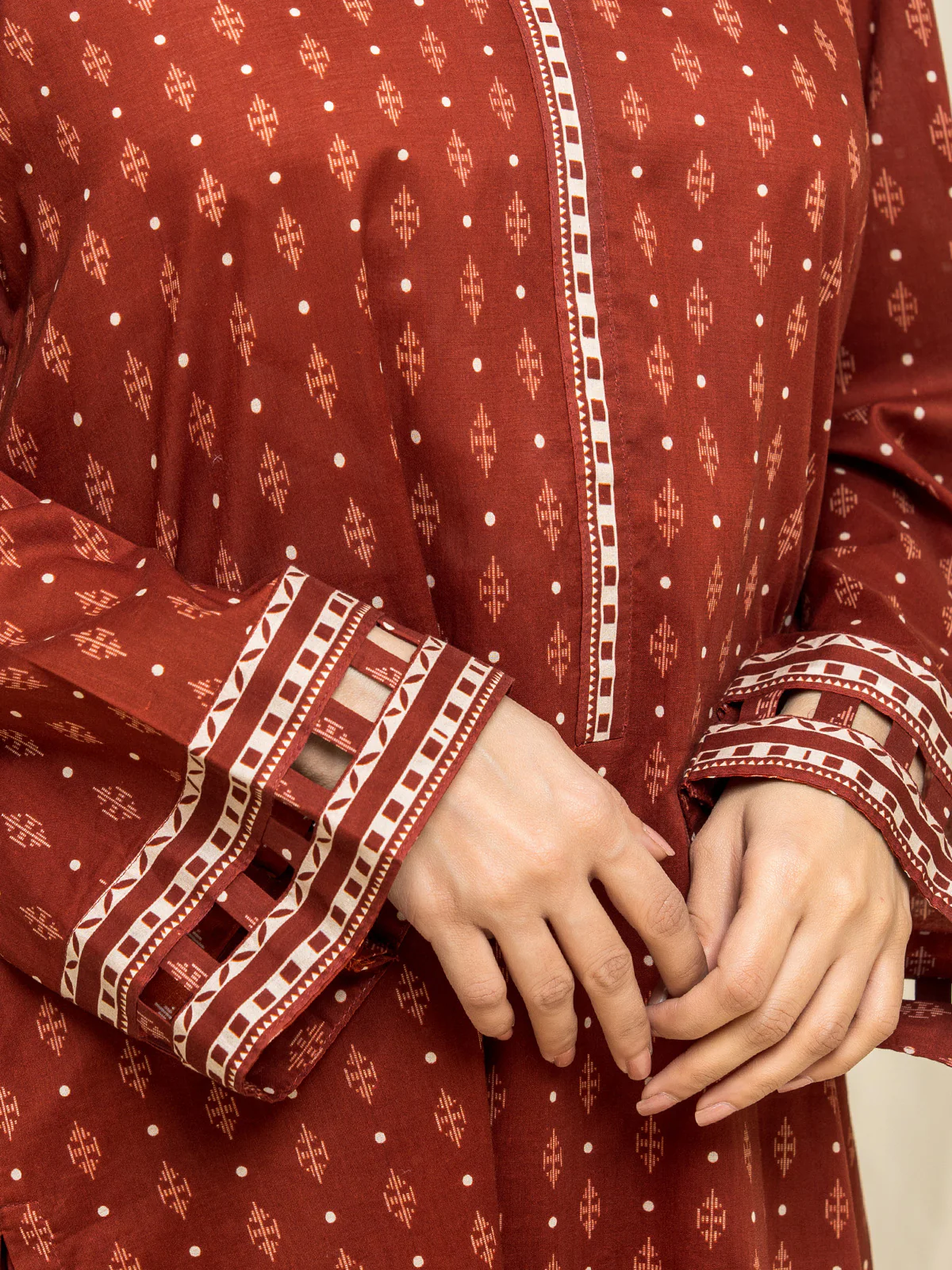 Printed Lawn Suit - EWU24A1-29067-3P - Image 5