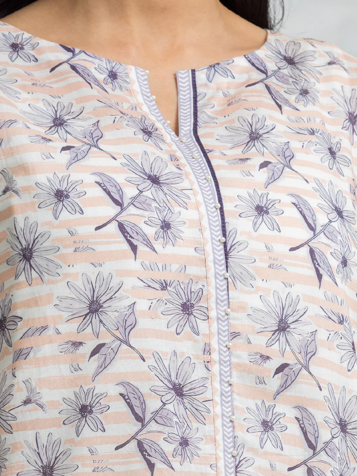Printed Lawn Suit - EWU24A1-29076-3P - Image 3